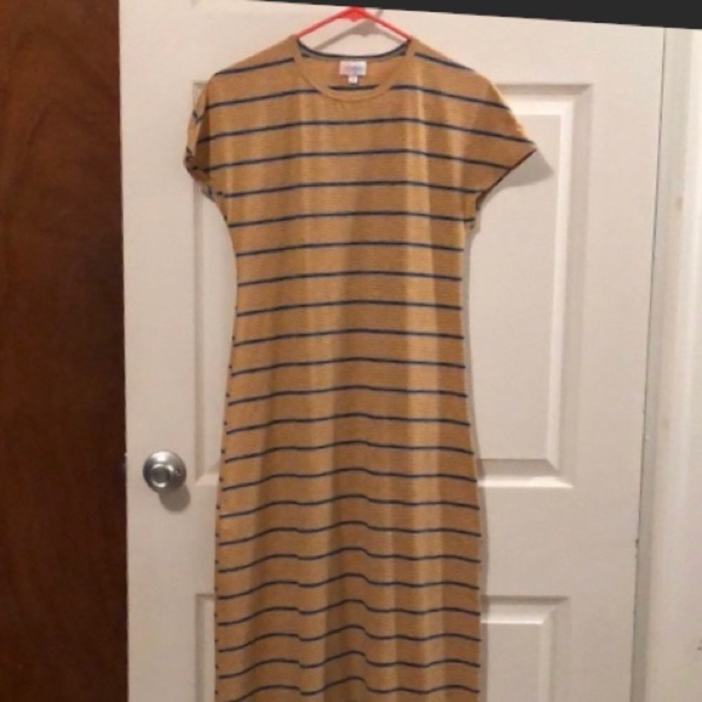 Lularoe Maria T-Shirt Maxi Dress size M